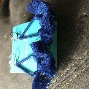 Origami Owl Blue Tassels Earrings